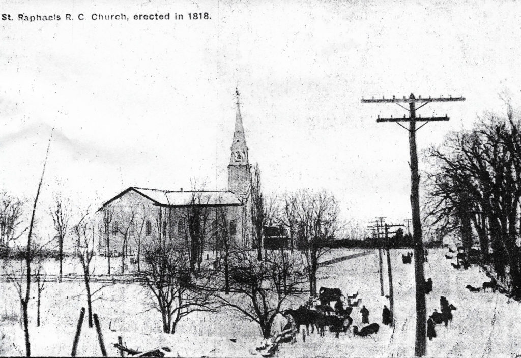 Winter at St. Raphael's Early in the Century